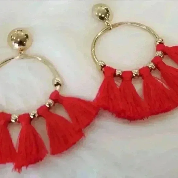 Tassel Earrings - Picture 2 of 2